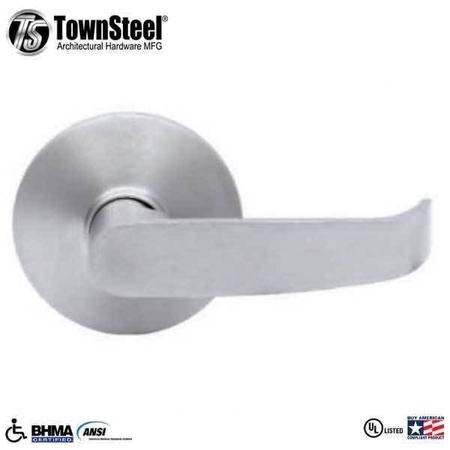 TOWNSTEEL F14 Passage, Lever Operable, for Mortise Exit Device, Satin Chrome Finish TNS-ED8900LQ-14-M-626